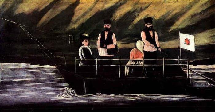 Niko Pirosmanashvili The Ferry at Didubeh oil painting picture
